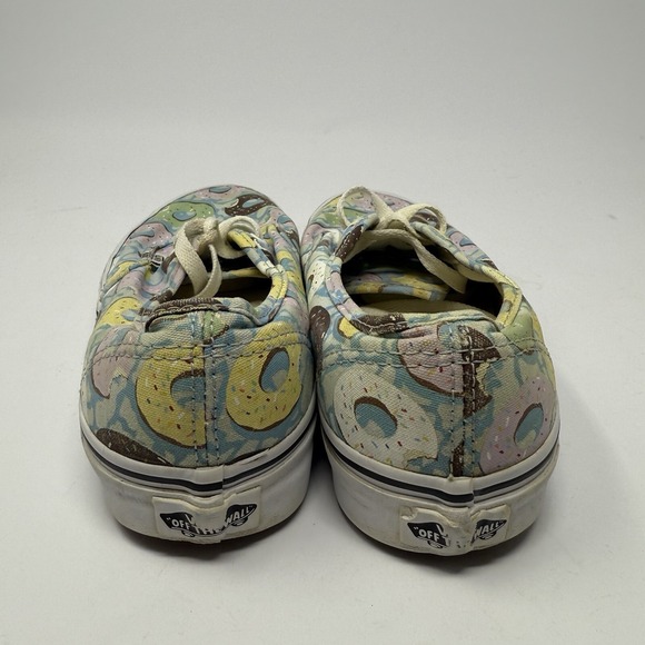 Vans Donut Skyway Late Night Authentic Canvas Sneakers Mens 6.5 Womens 8 Blue - Picture 4 of 15